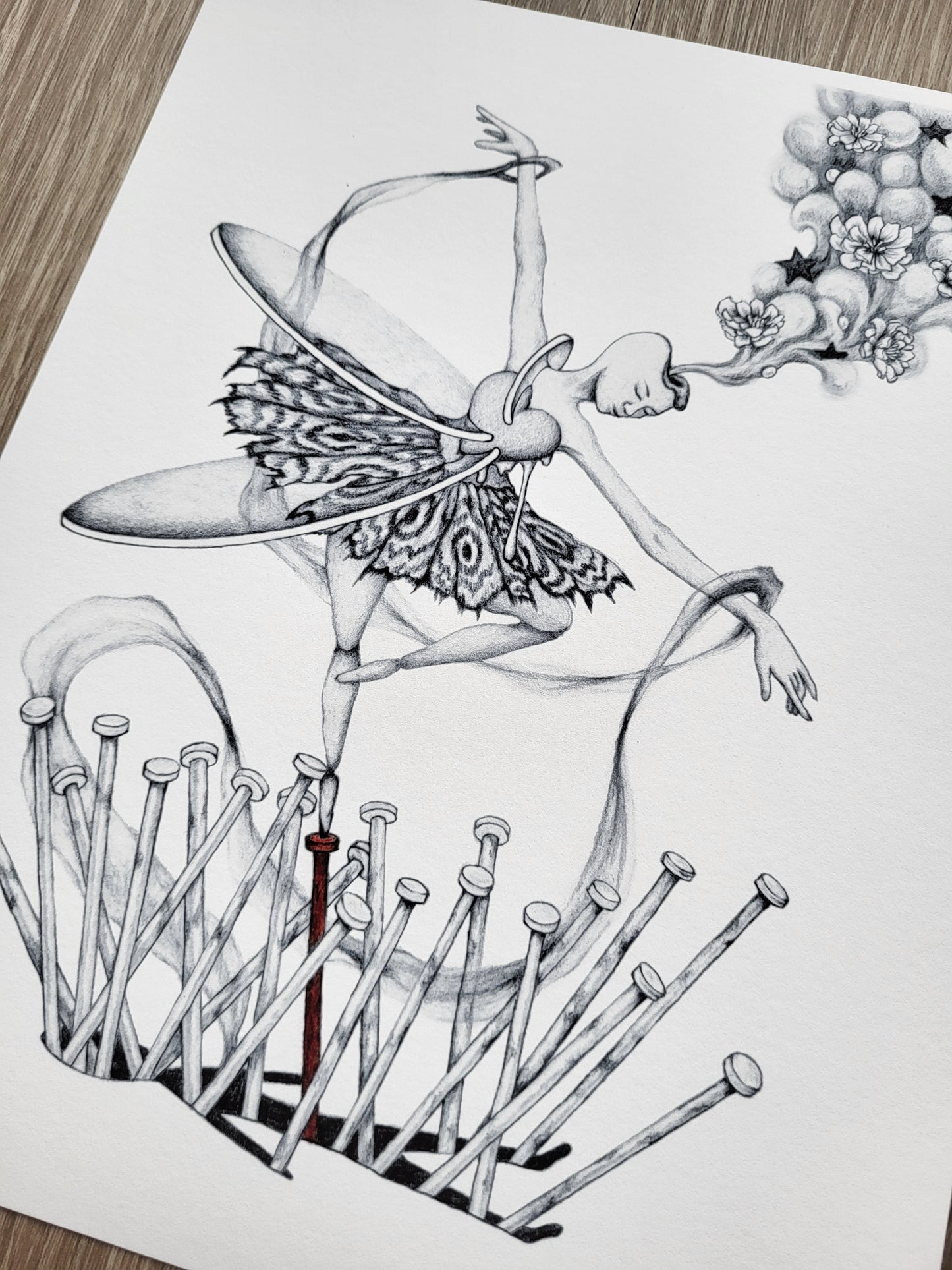 "Beauty in Pain" Art Print