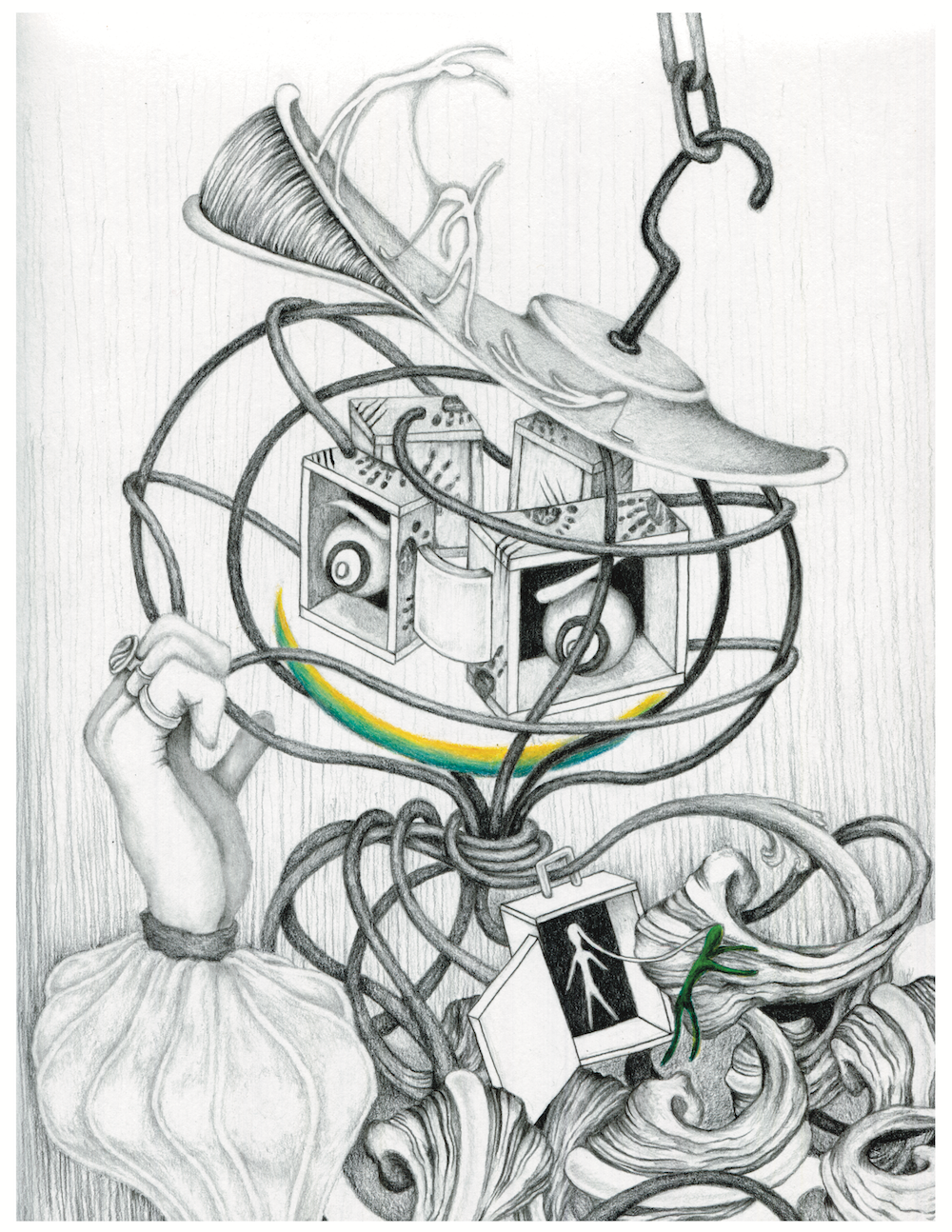 "The Naughty Prisoner" Art Print