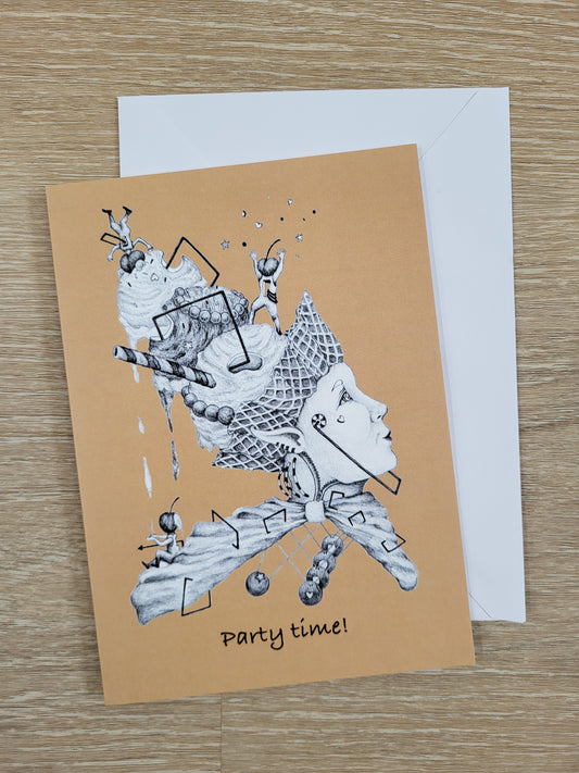 "Party Time!" Greeting Card