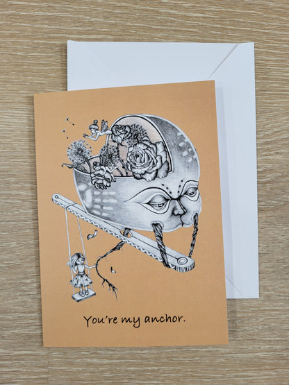 "You're my anchor" Greeting Card