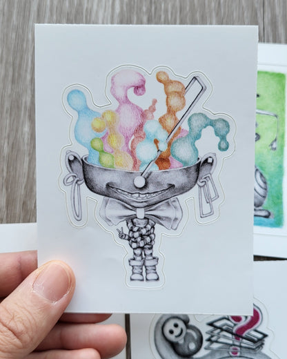 6 Stickers Pack