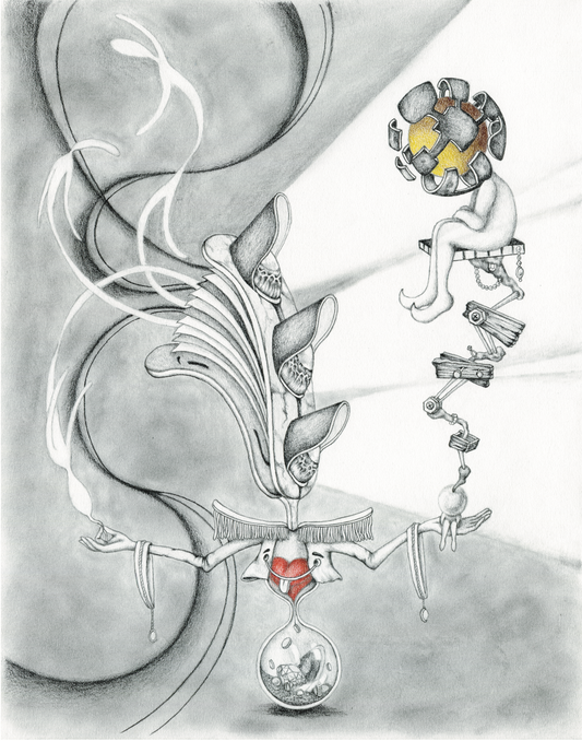 "The Pursuit of Money" Art Print