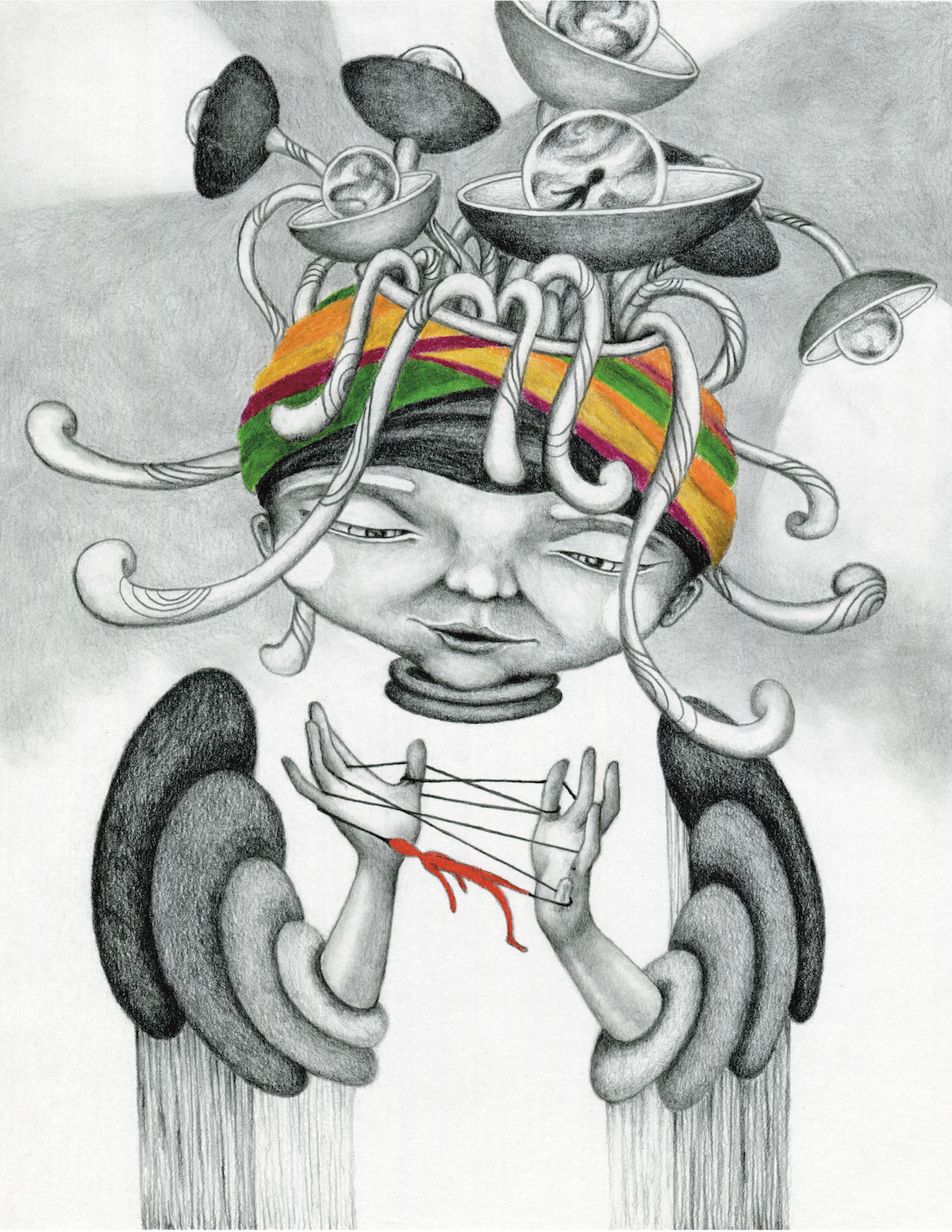 "The Reinventor" 8in x 10in framed