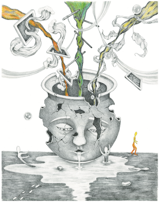 "Wasted" Art Print