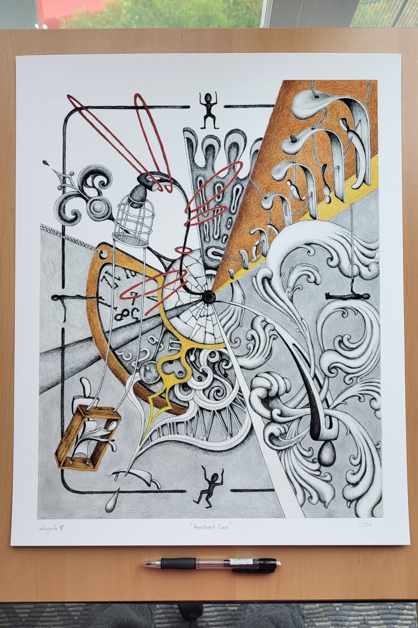 "Fractured Time" Giclée Print