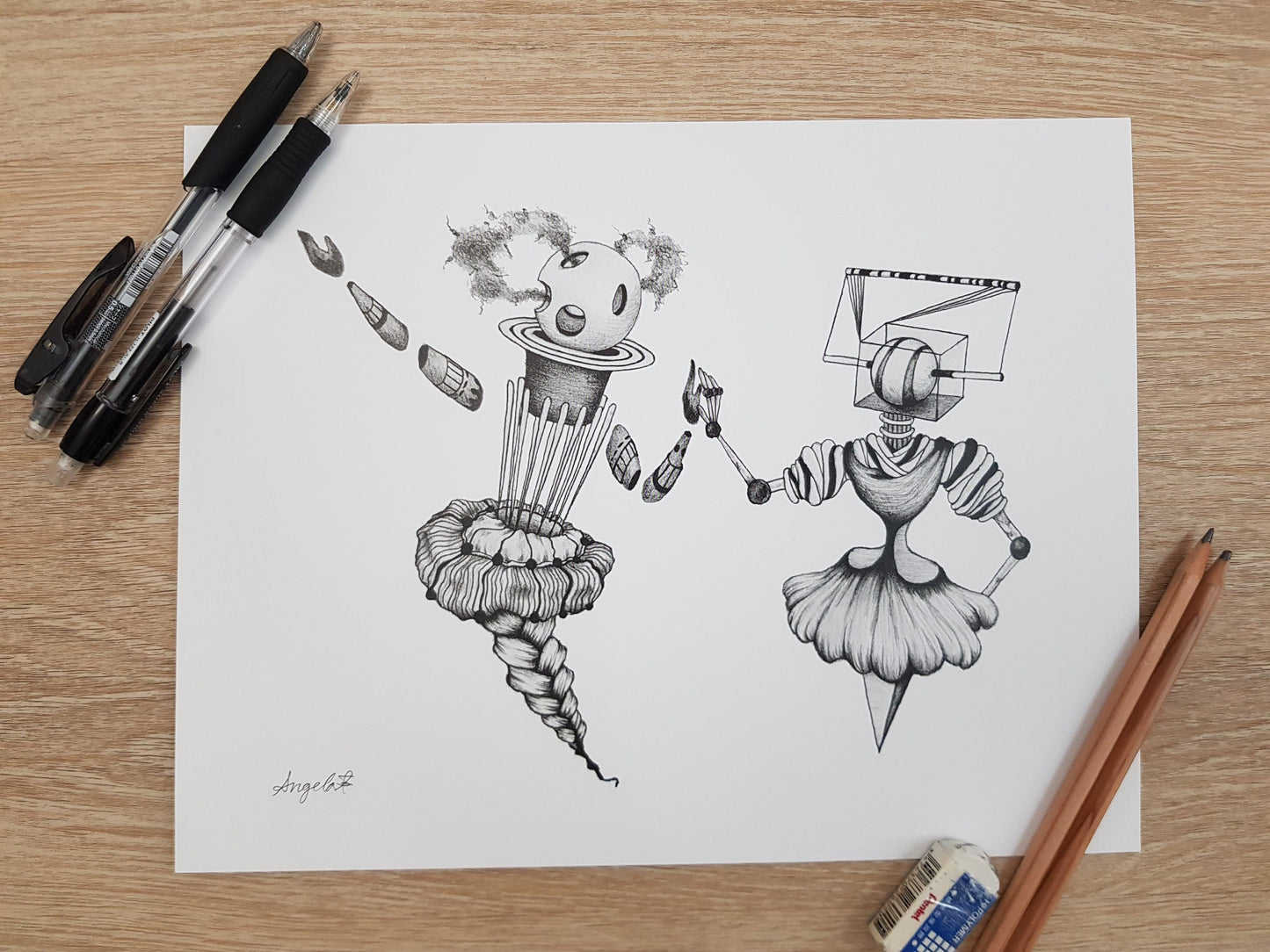 "Strange Duet" Art Print