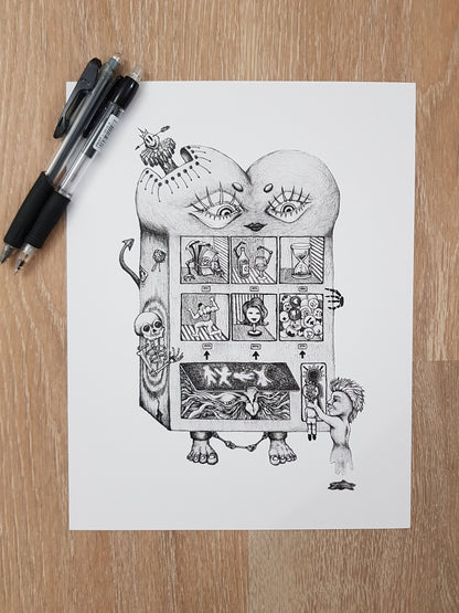 "Vending Machine" Art Print